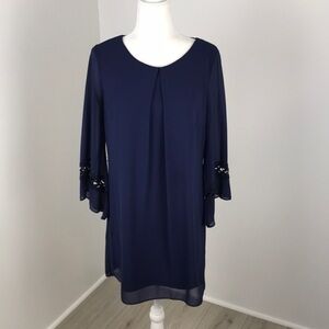 A.n.a. Blue Double Layered Tank Dress Size S